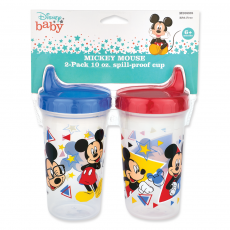 Disney Mickey 2 Pack 10oz Spill Proof Cup