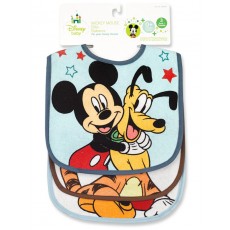 Mickey/Minnie 3pk Bib Set