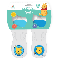 Pooh 2pk Spout Cup w/ Thumb Grip