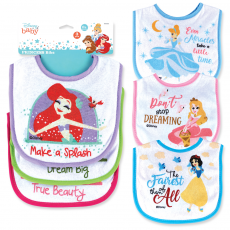 Disney Princess 3 Pack Bib Set