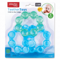 3 Pack Round Water Filled Teether