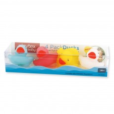 Playtex Baby Four Pack Bath Ducks