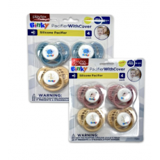 4pk Silicone Pacifier 0-6mo 