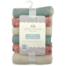 12PK Washcloths