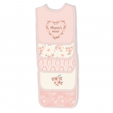 5 Pack Embroidered Bibs