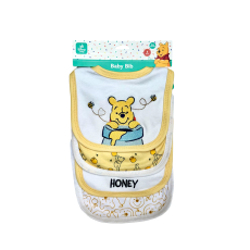 Pooh 4pk Baby Bib