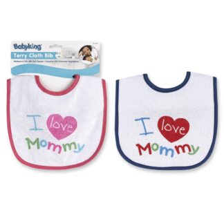 I Love Mommy Bib-0