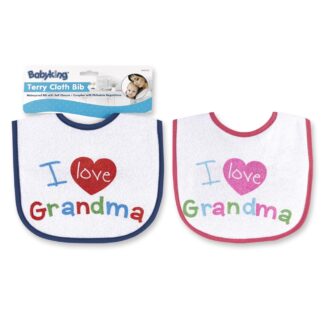 Grandma Loves Me Bib-0