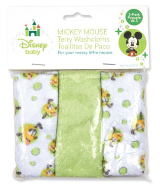 Mickey Mouse 3pk Washcloth-0