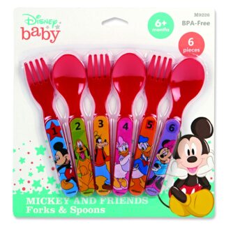6pk Plastic Forks/Spoons Set-0