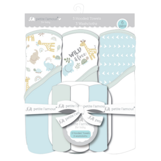 Hooded Towel & Washcloth Set-0