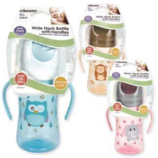 Wide Neck Bottle with Handles-0