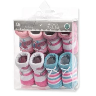 Baby Booties 4-Pack (0-12 months)-0