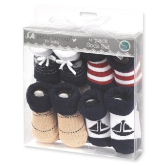 Baby Booties 4-Pack (0-12 months)-0