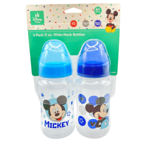2 Pack 10 oz. Wide Neck Bottles-0