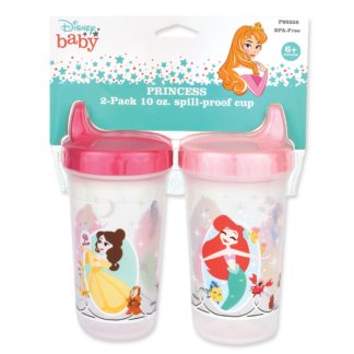 Disney Princess 2 Pack 10oz Spill Proof Cup-0