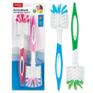 2 Pack Bottle Brush With Nipple Cleaner-0