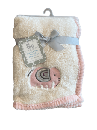 Soft Plush Blanket & Blankie Pal Set (30"x40")-0