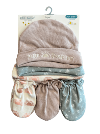 Cap and Mitten Set-0