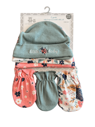 6 pack Cap and Mitten Set-0