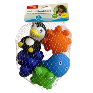 5 Pack Squeeze Animal Squirter-0
