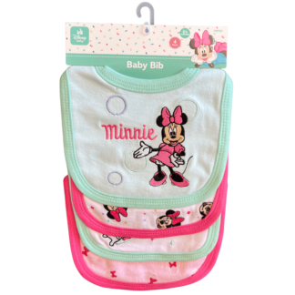 Minnie 4pk Bib Set-0
