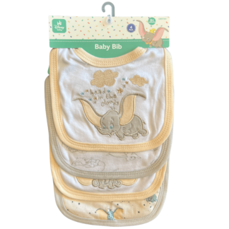 Dumbo 4 Pack Bib Set-0