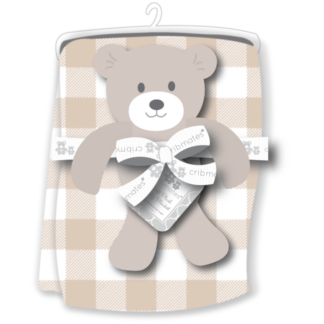 Soft Plush Blanket & Blankie Pal Set (30"x40")-0