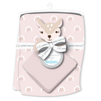 Soft Plush Blanket & Blankie Pal Set-0