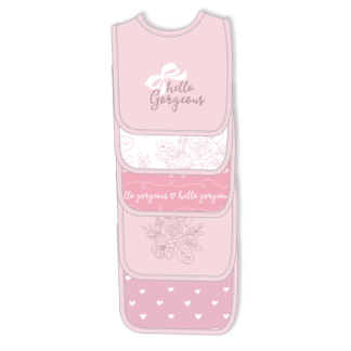 5 Pack Embroidered Bibs-0