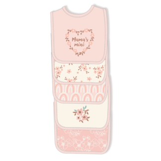 5 Pack Embroidered Bibs-0