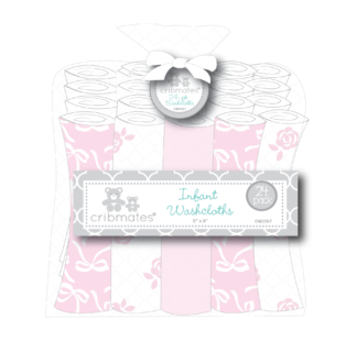 24 Pk Baby Washcloths-0