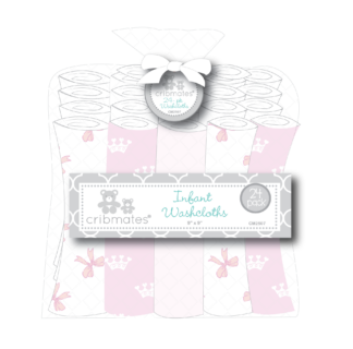 24 Pk Baby Washcloths-0