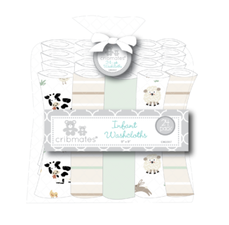 24 Pk Baby Washcloths-0