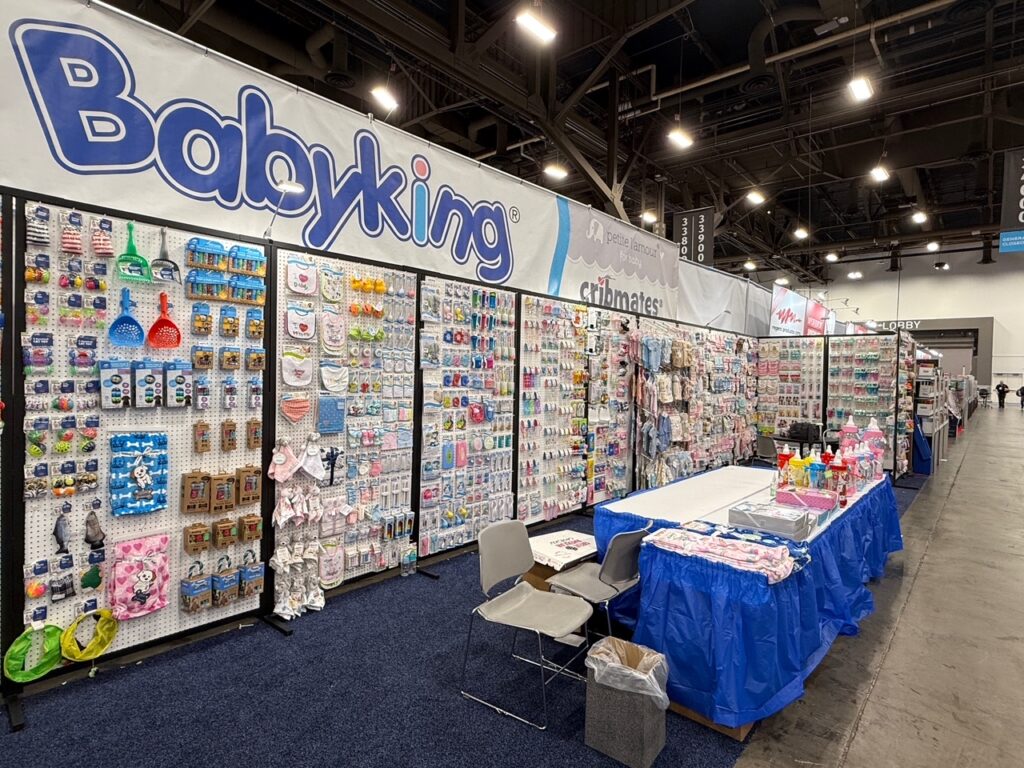 Baby King booth at a trade show