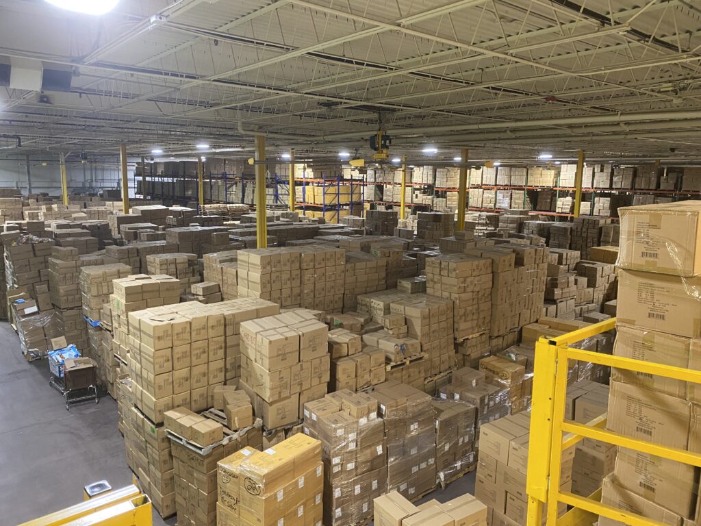 Inside the Baby King warehouse