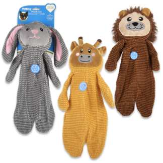 Plush Toy with Squeaker and Crinkle