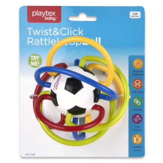 Twist & Click Rattle Ball