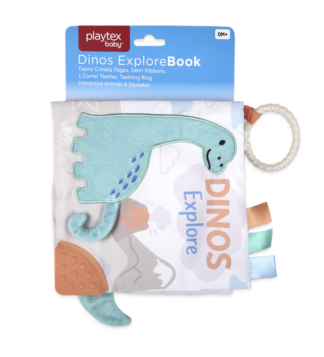 Dinos Explore - Large Teething Book