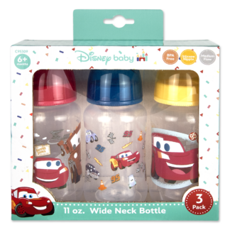 3 Pack 11 oz. Wide Neck Bottle