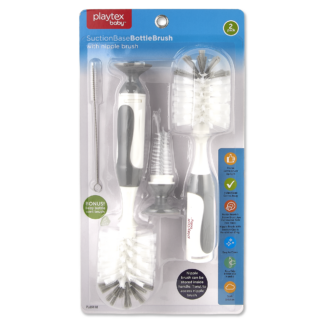 Suction Base Bottle Brush w/ Nipple Brush